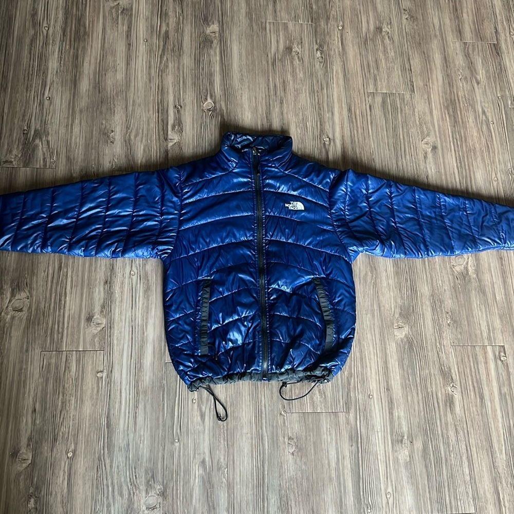 Blue The North Face Puffer Jacket